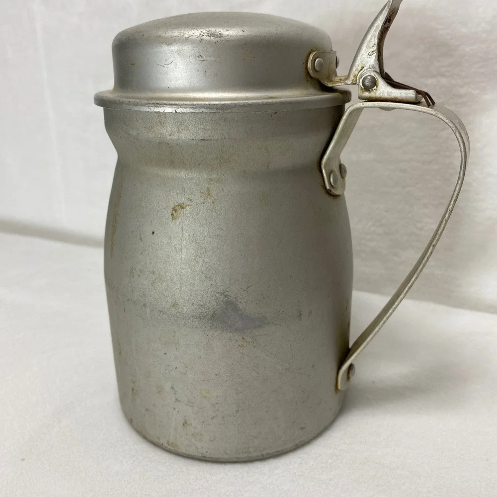 VTG 1940 Pre WWII‎ US Army Aluminum Metal Pitcher Creamer AGM Company